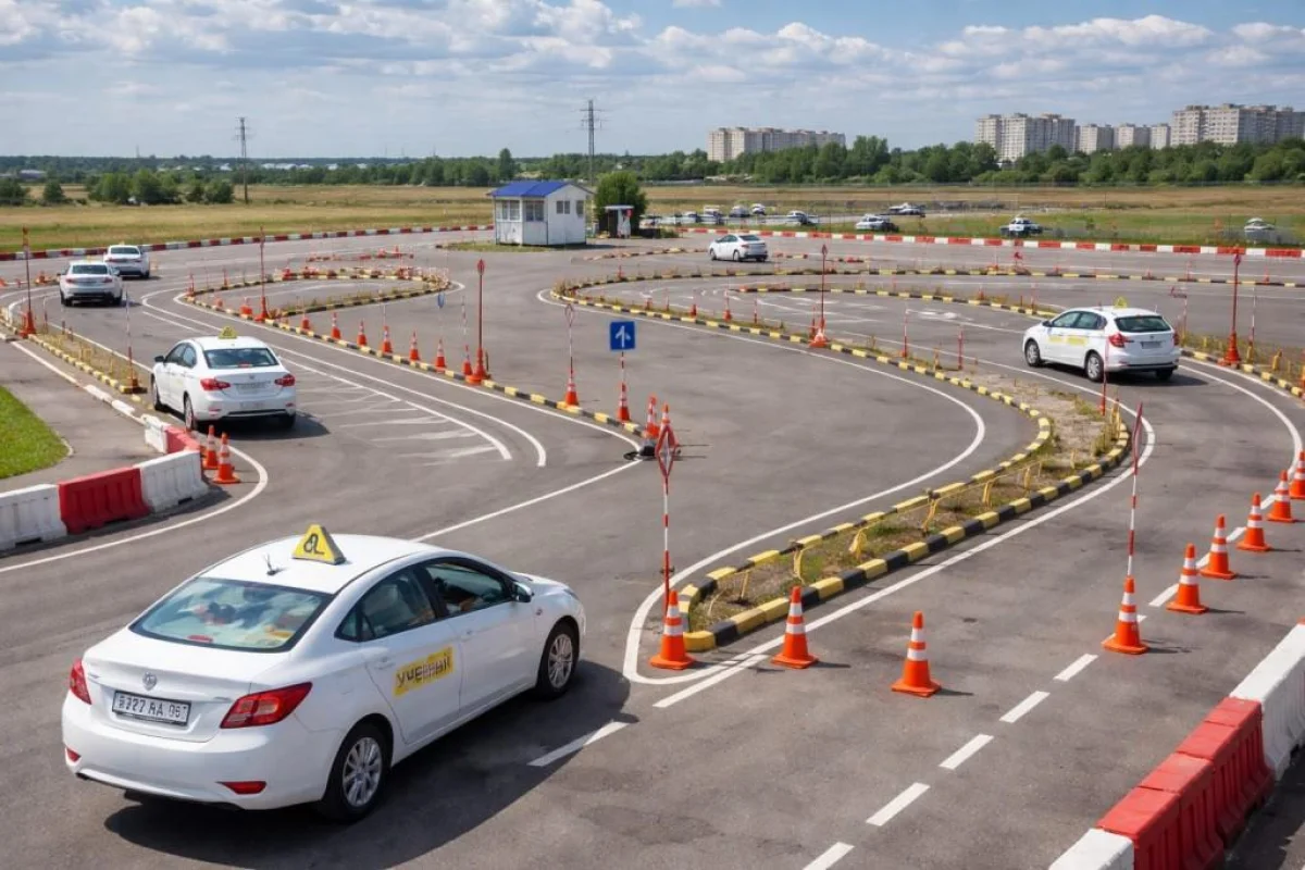 Қарағандыда автодромда ескерту жасаған нұсқаушыны ер адам ұрып кеткен