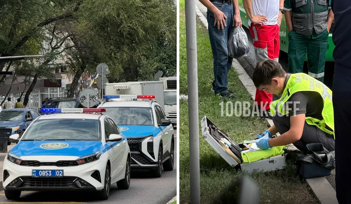 Автобус насмерть сбил женщину в Алматы