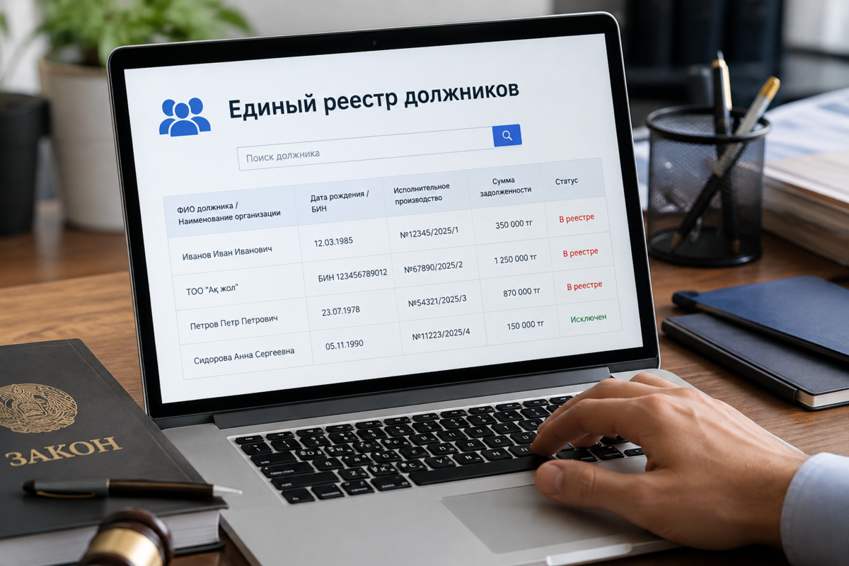 Казахстанцев начнут автоматически вносить в реестр должников: что изменится с 25 августа