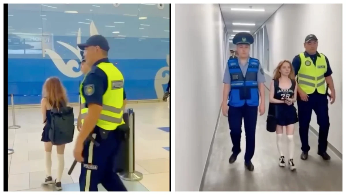 Иностранного блогера выдворили из Казахстана — полиция показала видео