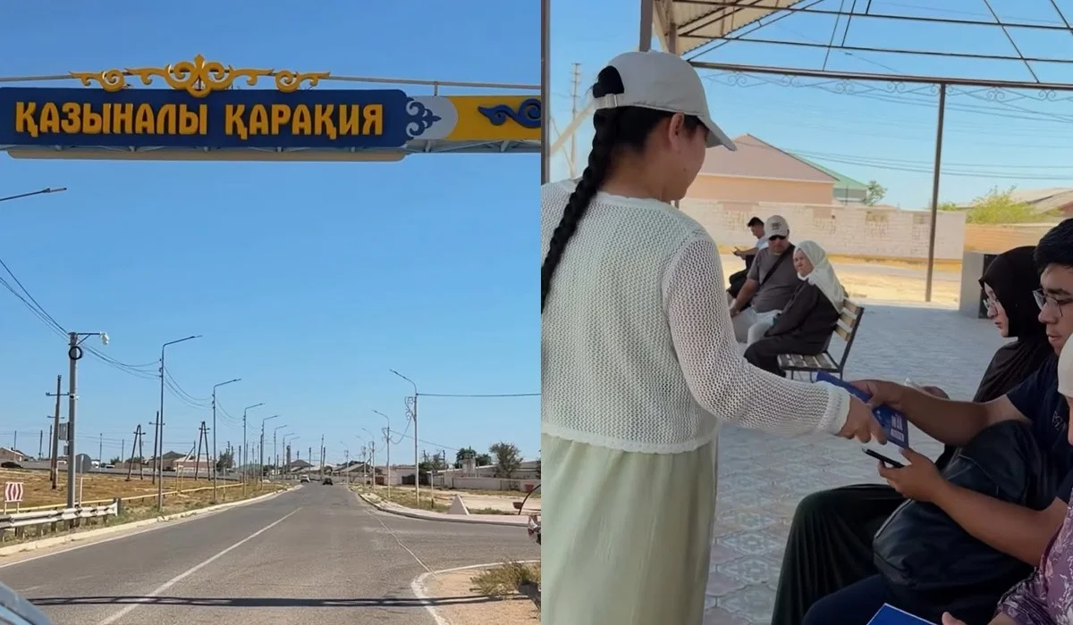 «Ак жол» провел агитационную работу с жителями села Курык