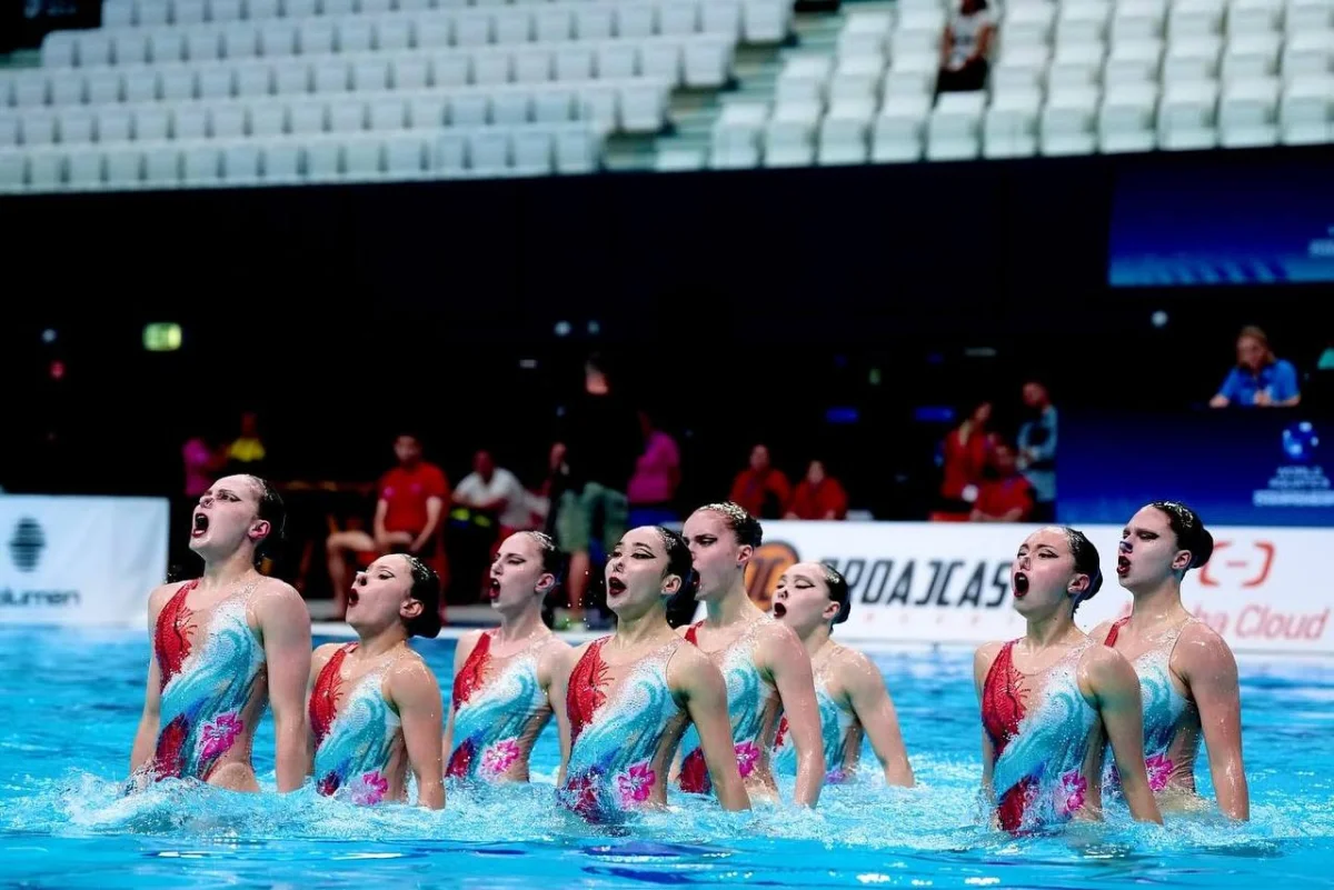 Әртістік жүзуден жасөспірімдер арасындағы әлем чемпионаты: Қазақстан күміс жүлдегер атанды