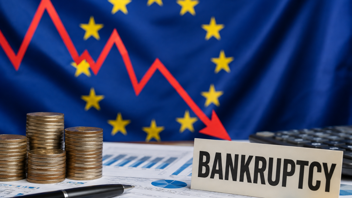 Банкротства компаний в Евросоюзе выросли почти на 6%