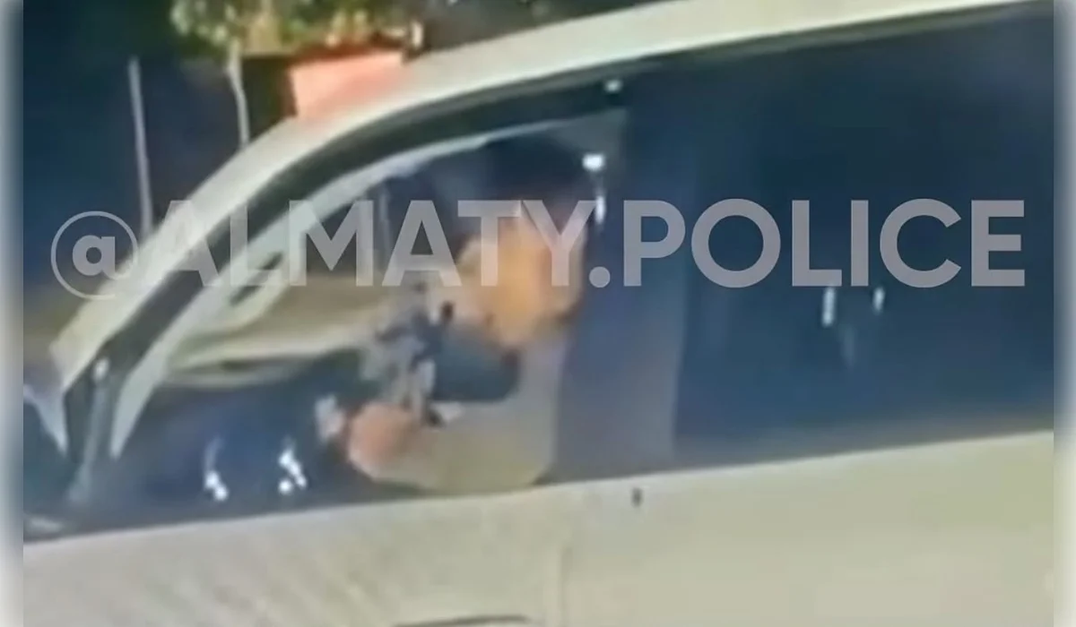 Мужчина с игрушечным оружием пугал людей за рулем в Алматы (ВИДЕО)