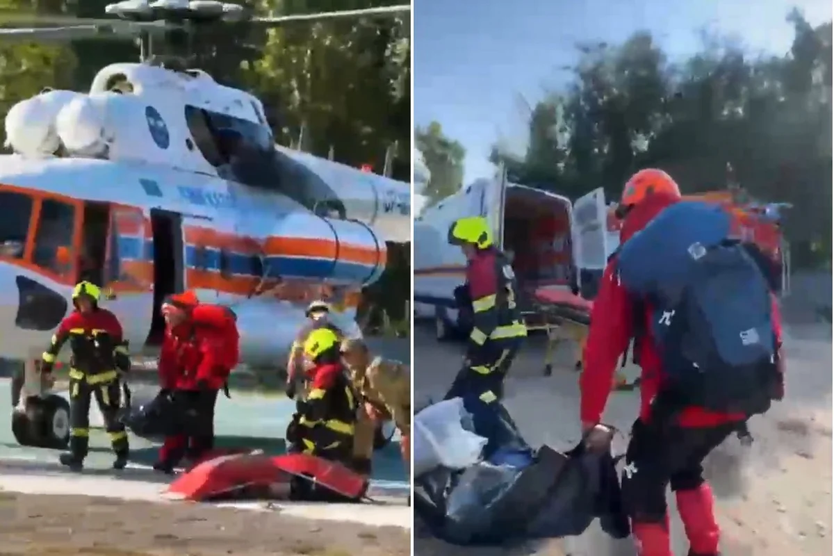 Останки найденного в горах человека эвакуировали с ледника в Алматинской области