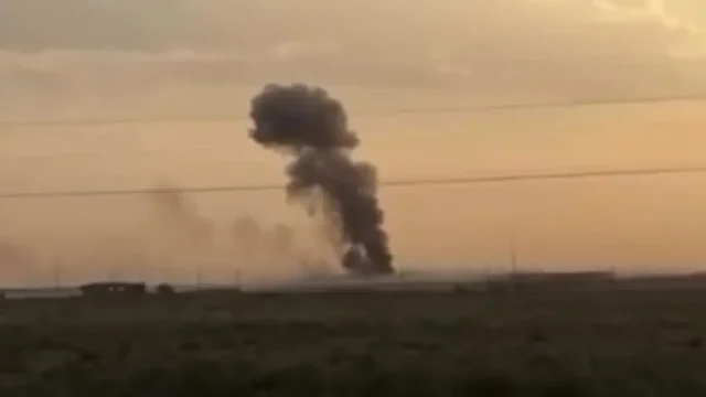 Арыста әскери бөлім аумағында өрт шығып, дүмпу болған