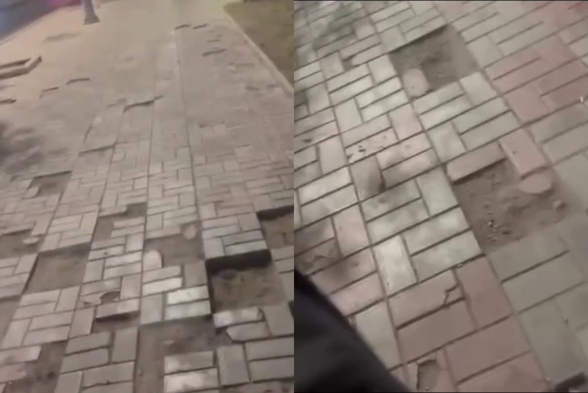 «Арбамен жүру мүмкін емес»: Атыраудың орталығындағы жолдың сиқы тұрғынды ашуландырды
