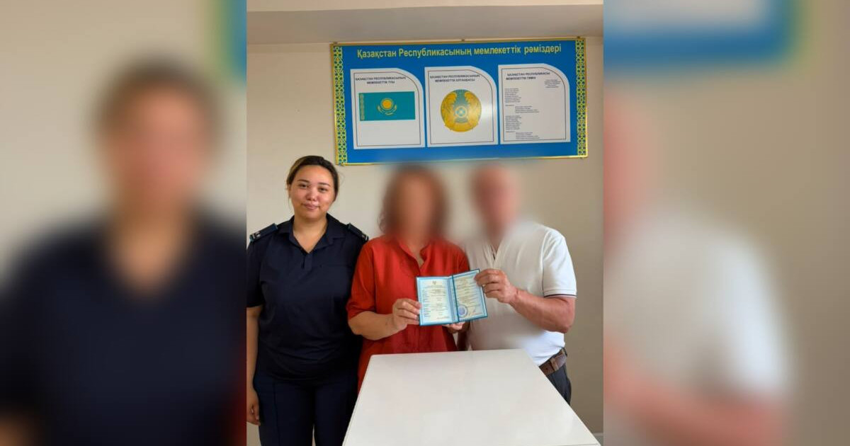  Павлодар абақтысында жазасын өтеп жатқан келіншек ресми түрде некеге тұрды 