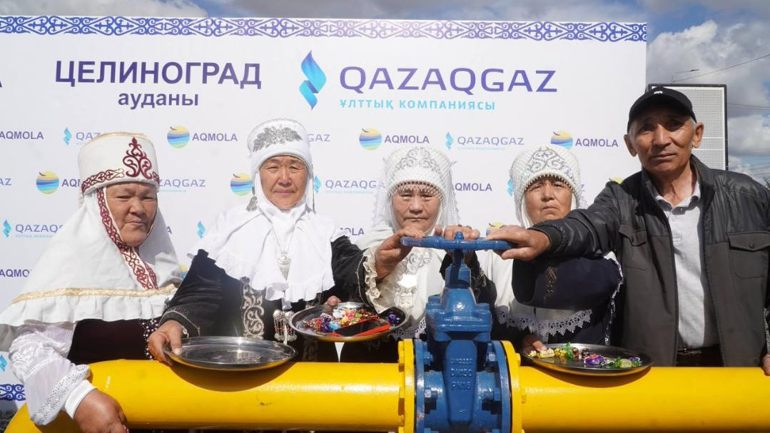 Два села под Астаной получили газ на два года раньше срока