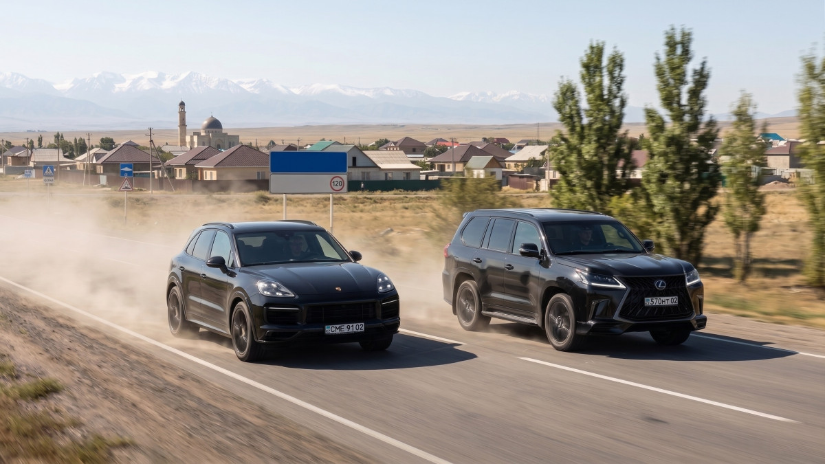 Porsche Cayenne против Lexus LX 600: битва двух философий люкса