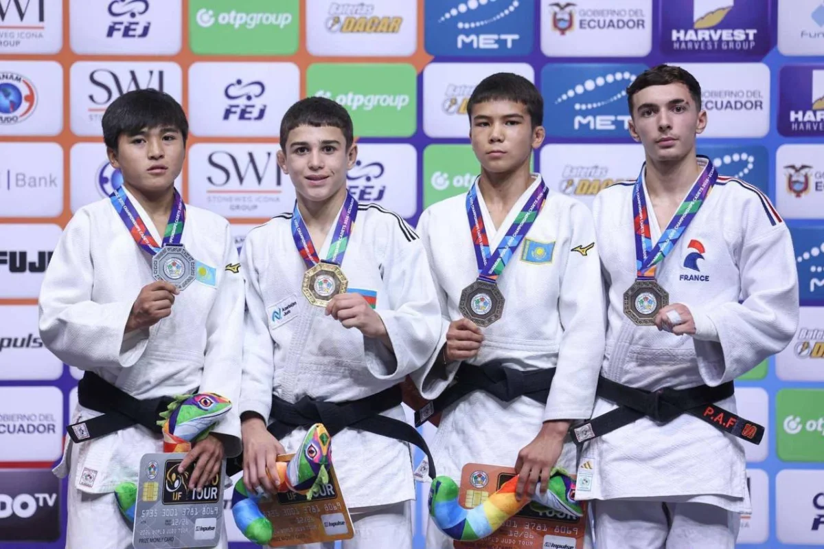 Алматинский дзюдоист Әділжан Нұрбекен завоевал серебро чемпионата мира