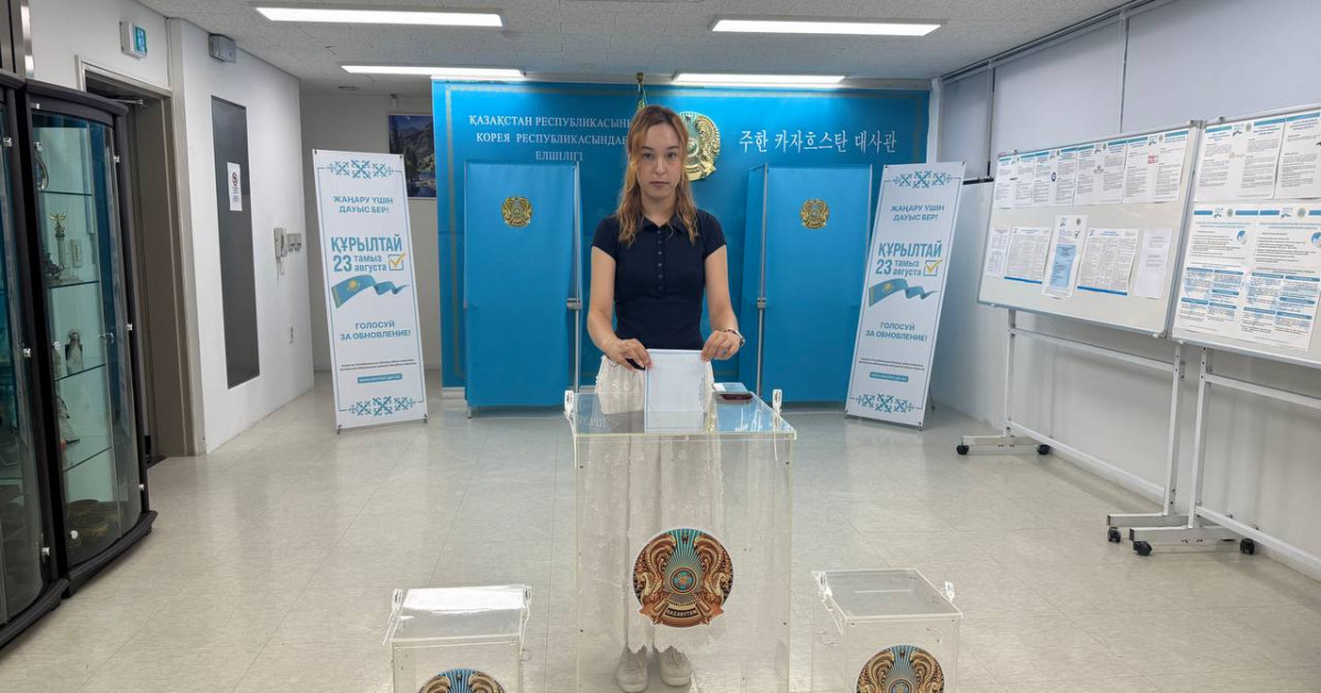   Құрылтай сайлауы: Корея университетінің студенті Ажар Каримжанова бірінші болып өз таңдауын жасады   