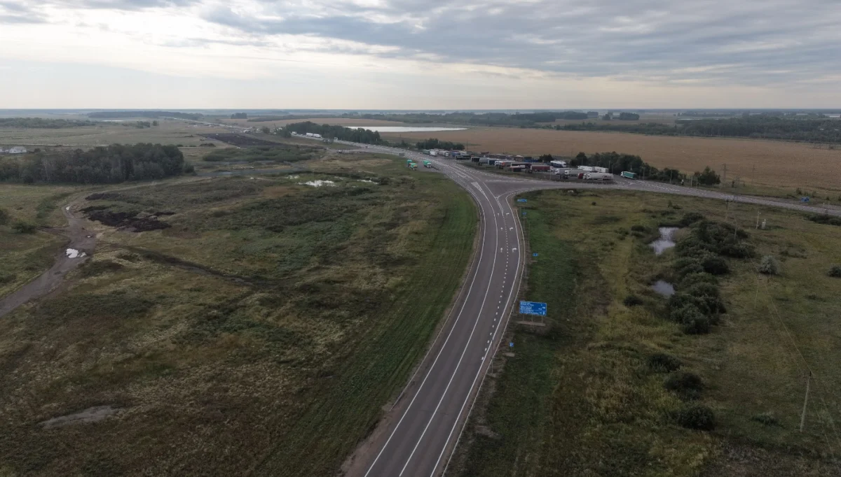 В СКО открыли движение по 30 км обновленной республиканской трассы