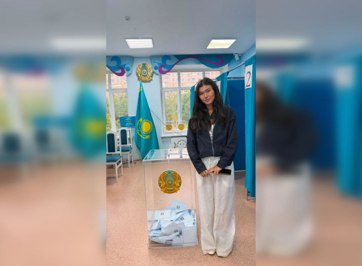 Первый голос за будущее: 18-летняя астанчанка впервые пришла на выборы