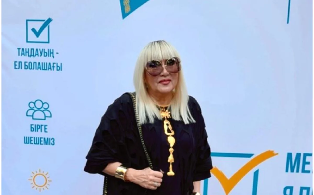 Алматыда өнер иесі Айжан Нұрмағамбетова Құрылтай сайлауына қатысты