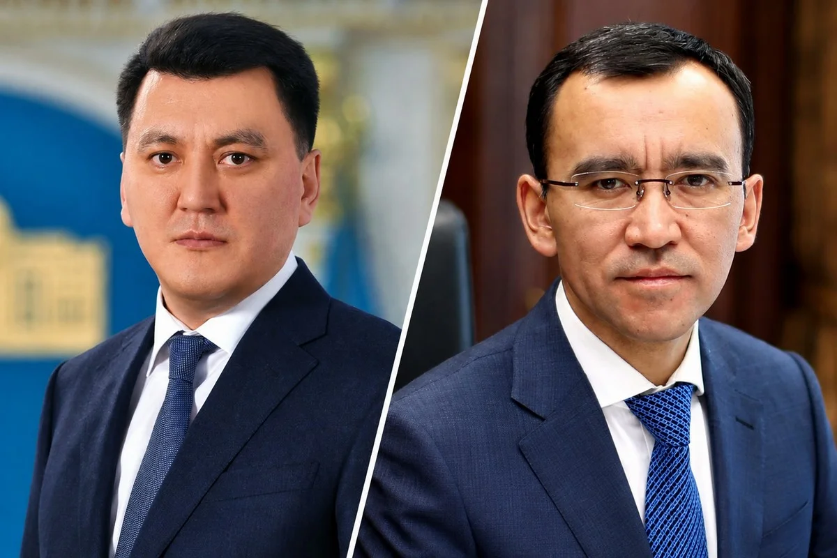 Ерлан Карин и Маулен Ашимбаев проголосовали на выборах депутатов Курултая