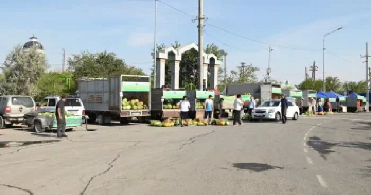  Қазалыда Құрылтай сайлауы күні ауыл шаруашылығы өнімдерінің жәрмеңкесі ұйымдастырылды 