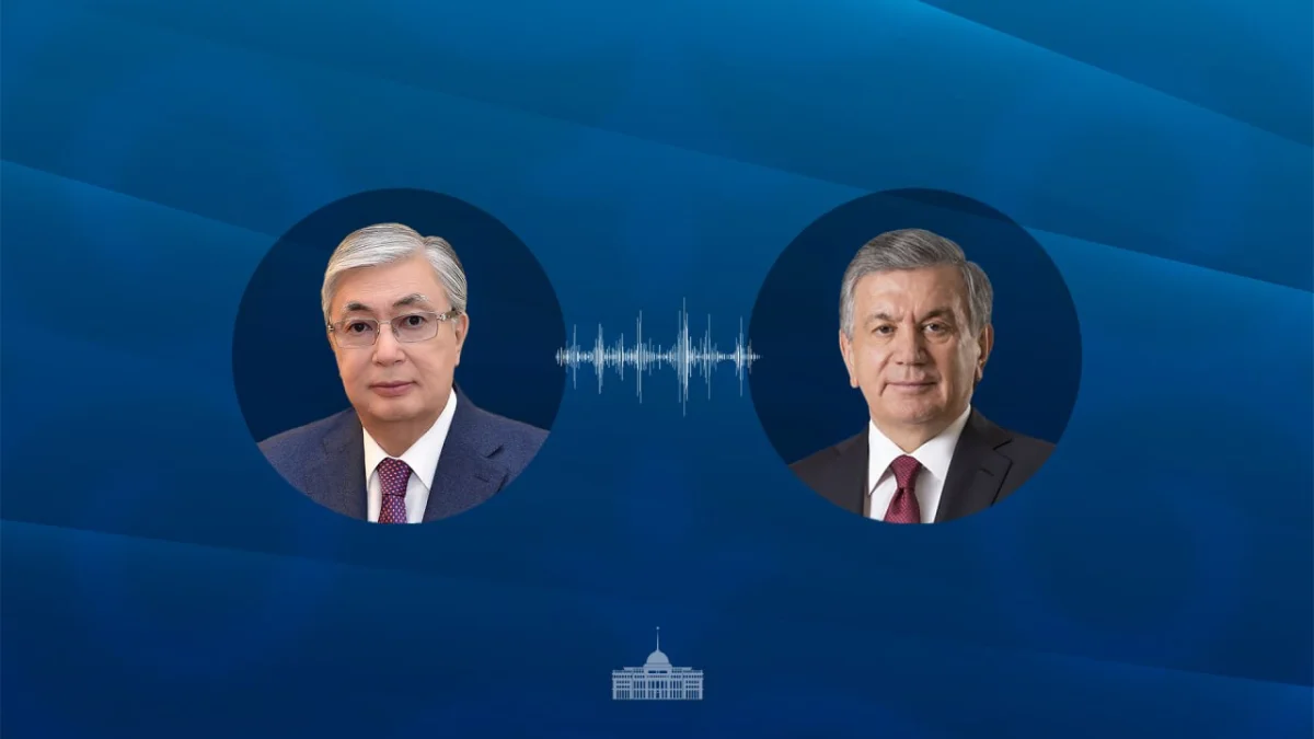 Глава государства провел телефонный разговор с Президентом Узбекистана Шавкатом Мирзиёевым