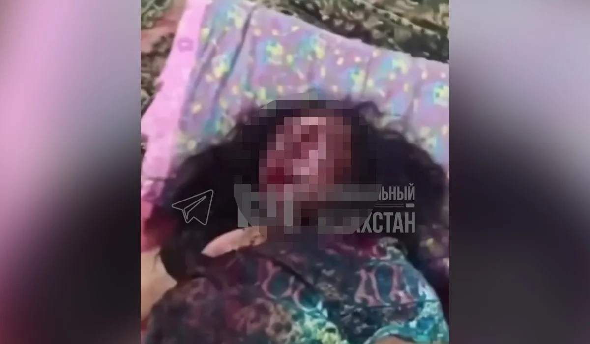 Неизвестные в масках ворвались в дом и жестоко избили женщину в Туркестанской области (ВИДЕО)