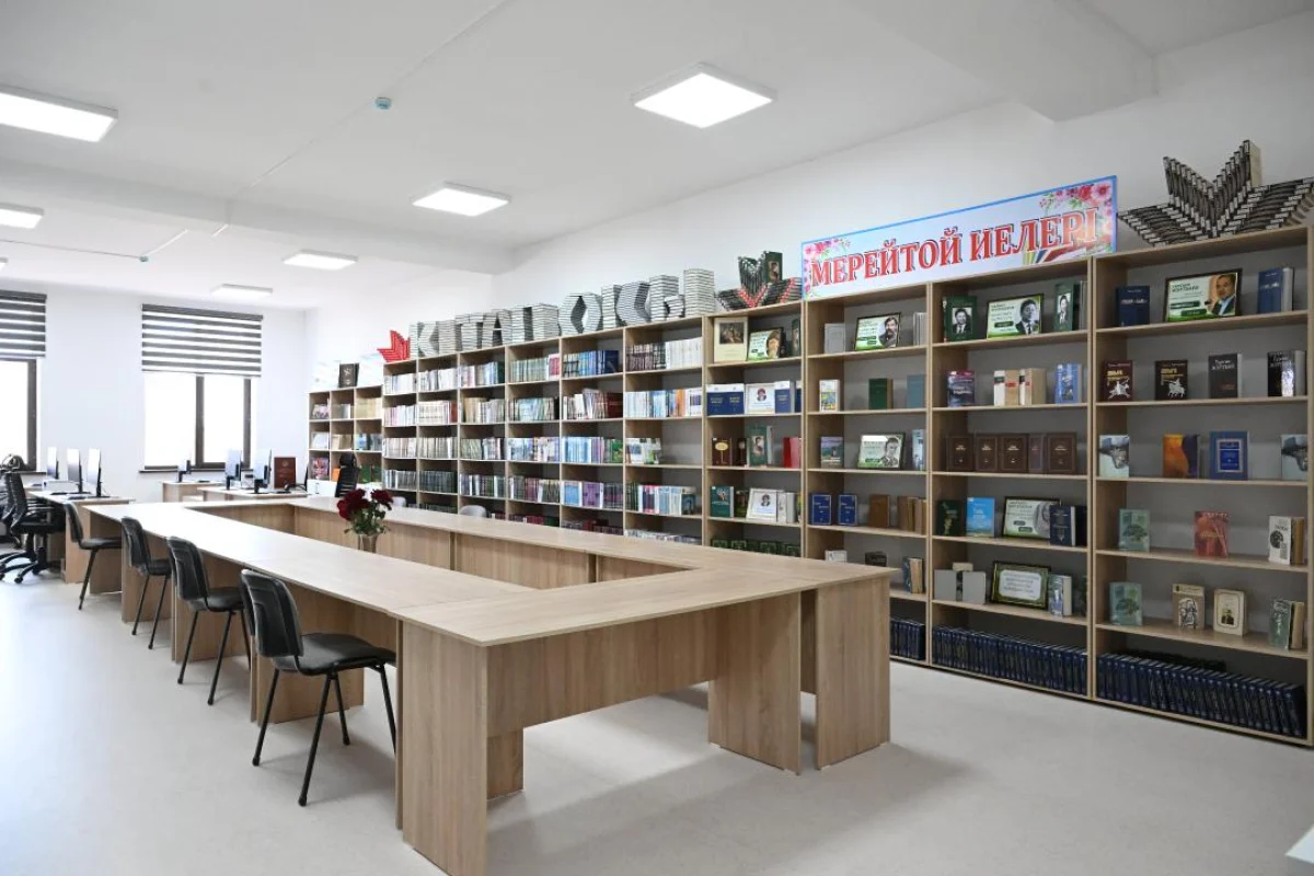 Жетісудағы тұңғыш жаңа форматтағы кітапхана Сарыөзекте қолданысқа берілді