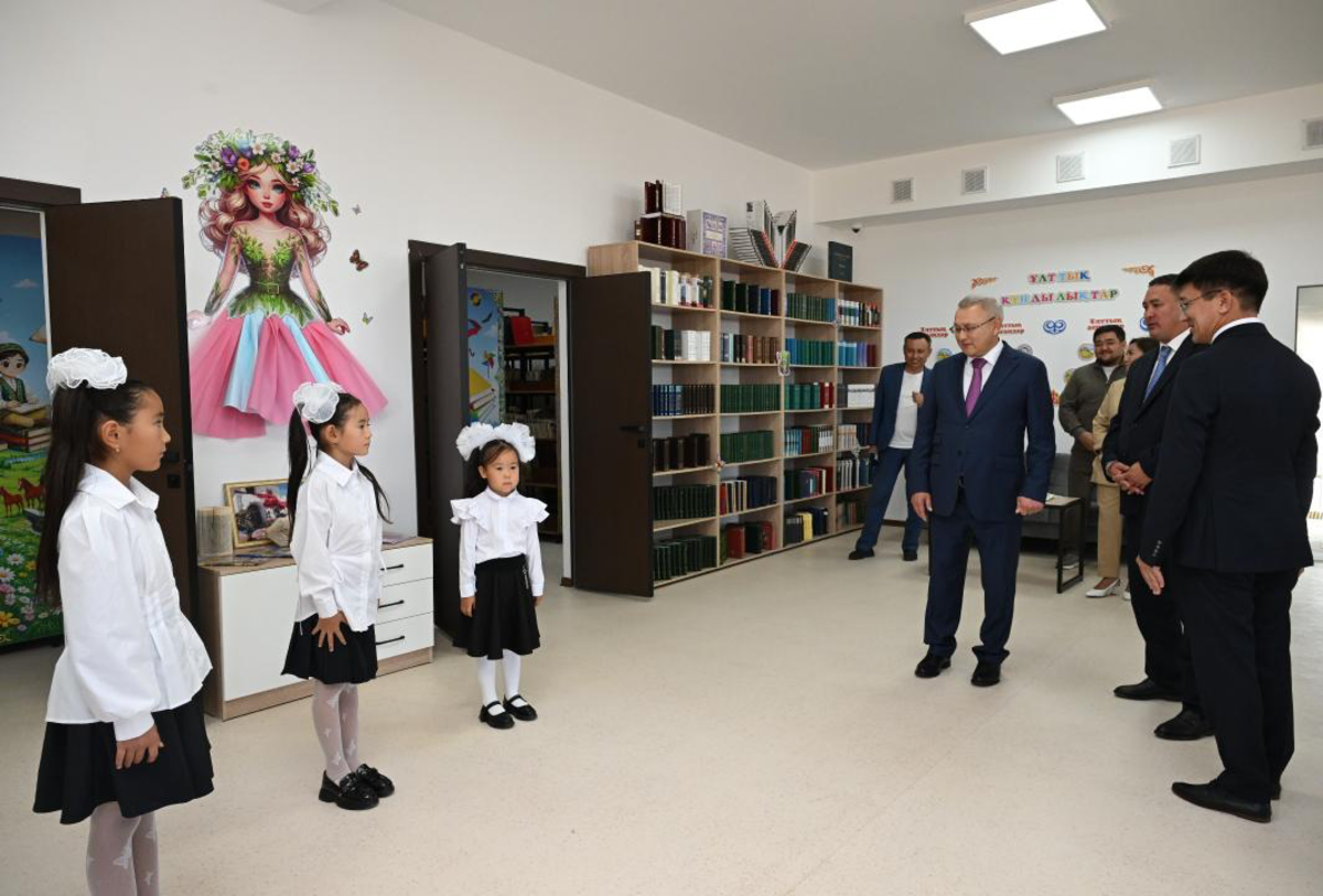 Первая в Жетісу библиотека нового формата открылась в Сарыозеке
