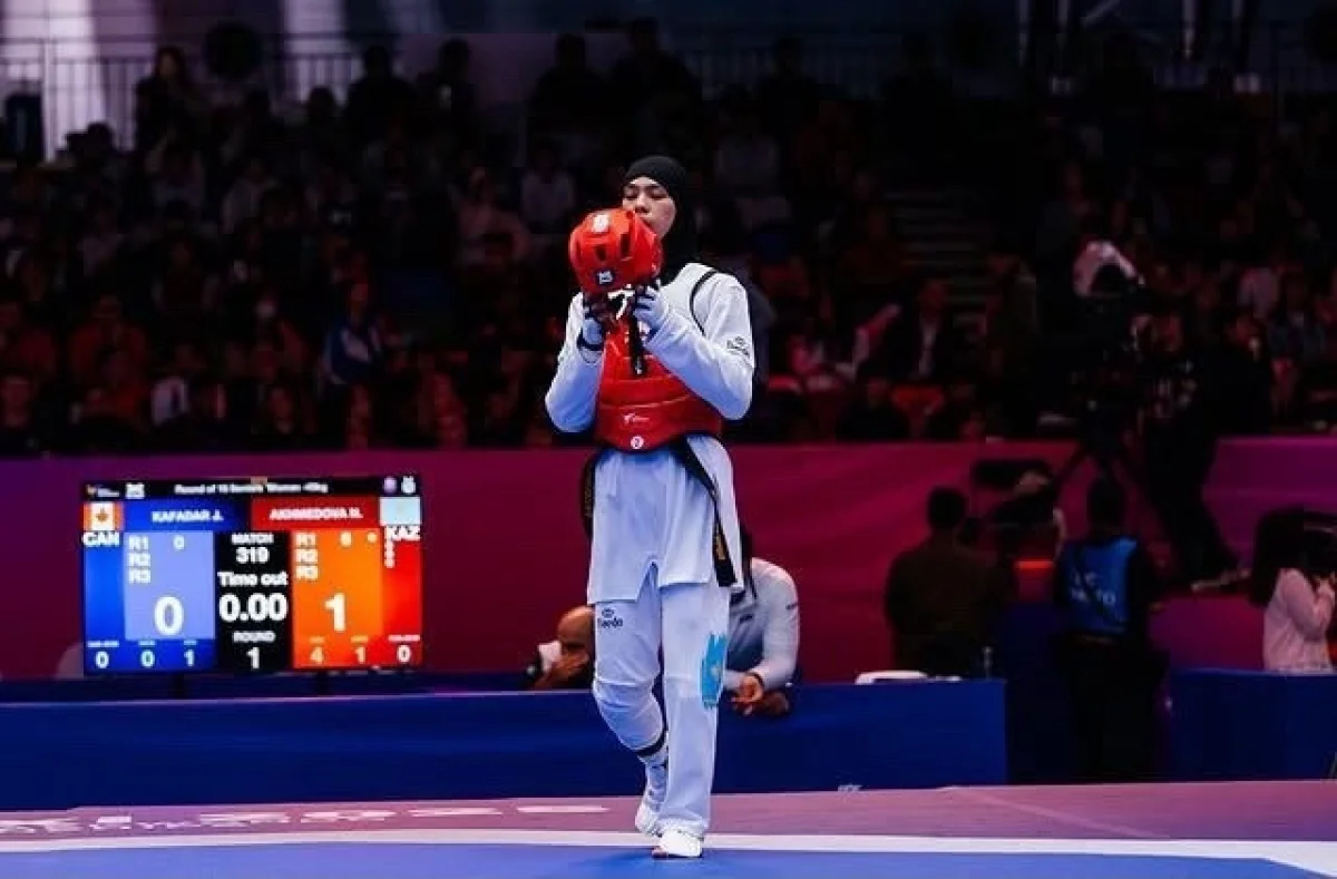 Казахстанская таеквондистка завоевала бронзу на турнире China Open