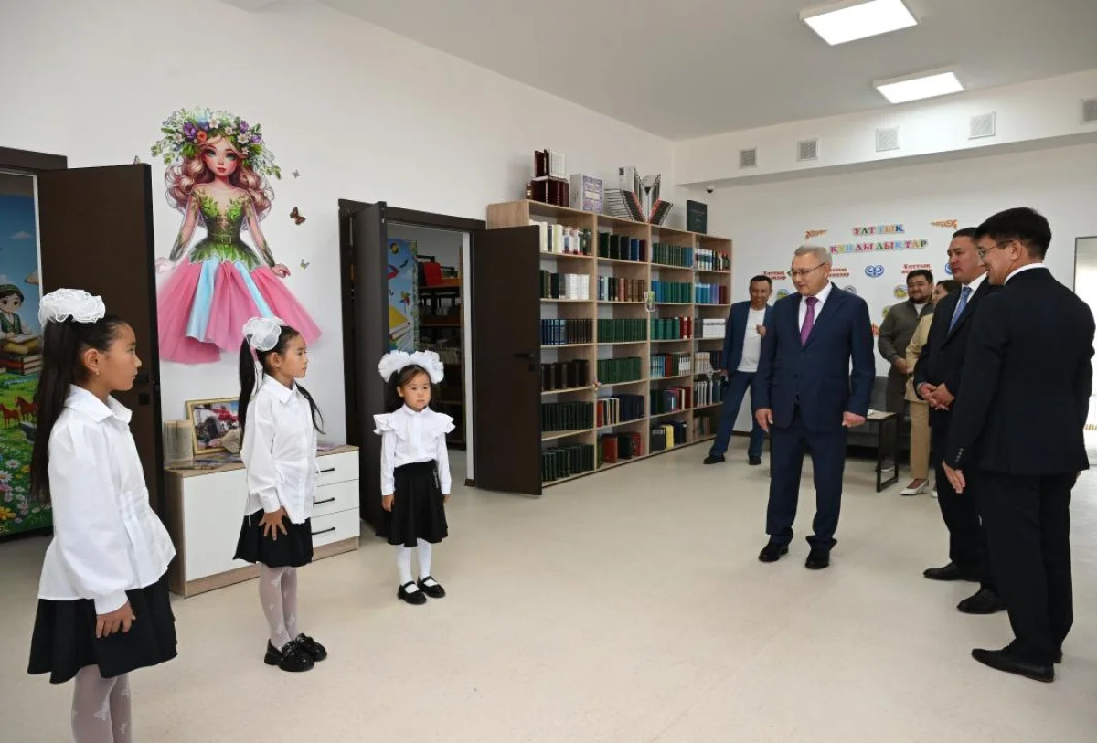 Жетісудағы тұңғыш жаңа форматтағы кітапхана Сарыөзекте қолданысқа берілді