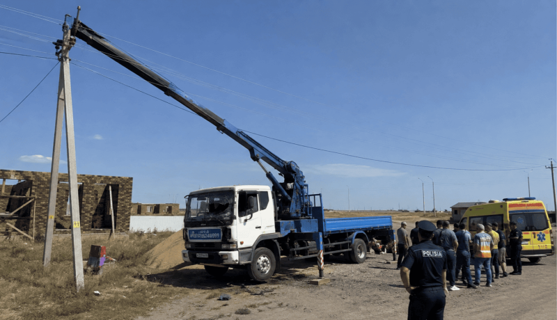Водитель автокрана погиб на стройплощадке в СКО