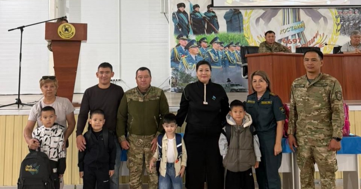  Ұлттық ұланның Қостанайдағы әскери бөлімінде «Мектепке жол» акциясы өтті 