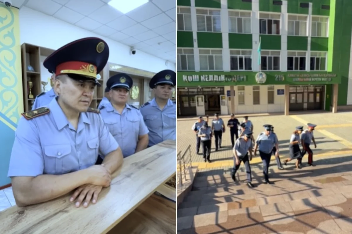 Алматының бас полицейі мектептердің жаңа оқу жылына дайындығын тексерді