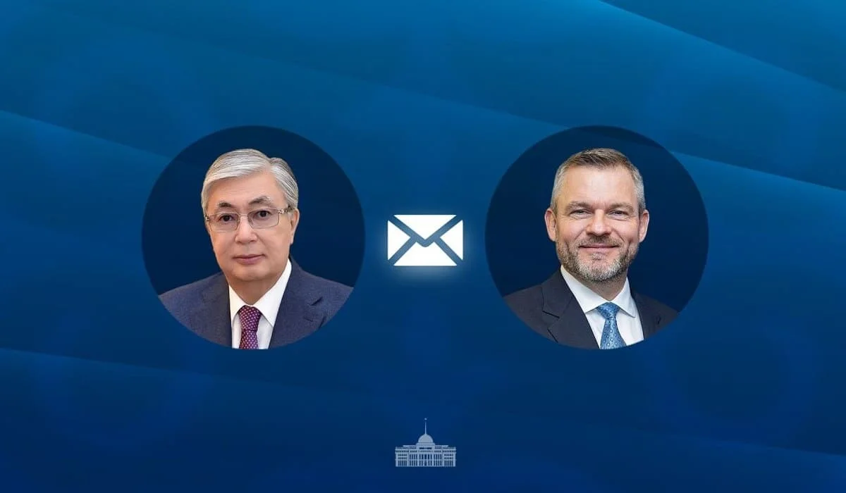 Токаев поздравил президента Словакии с Днем Конституции