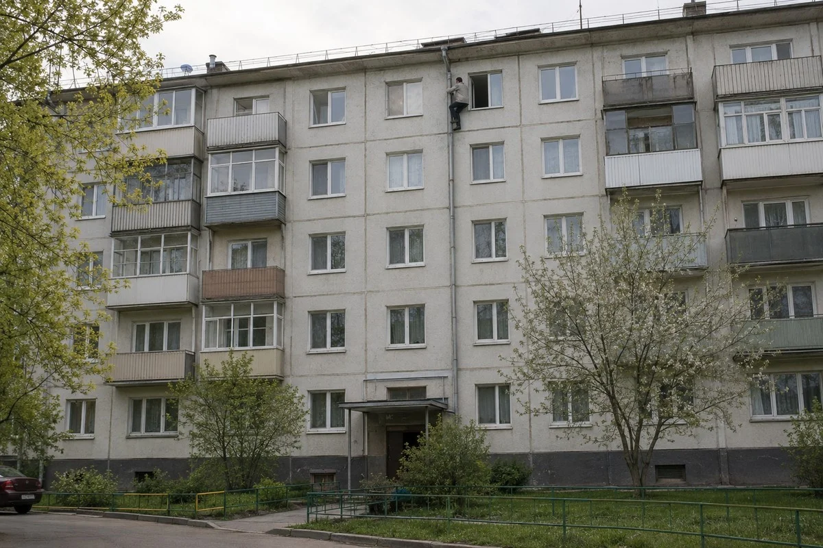 Лжеволонтер ограбил пенсионера в квартире и сорвался с трубы при побеге в Петропавловске