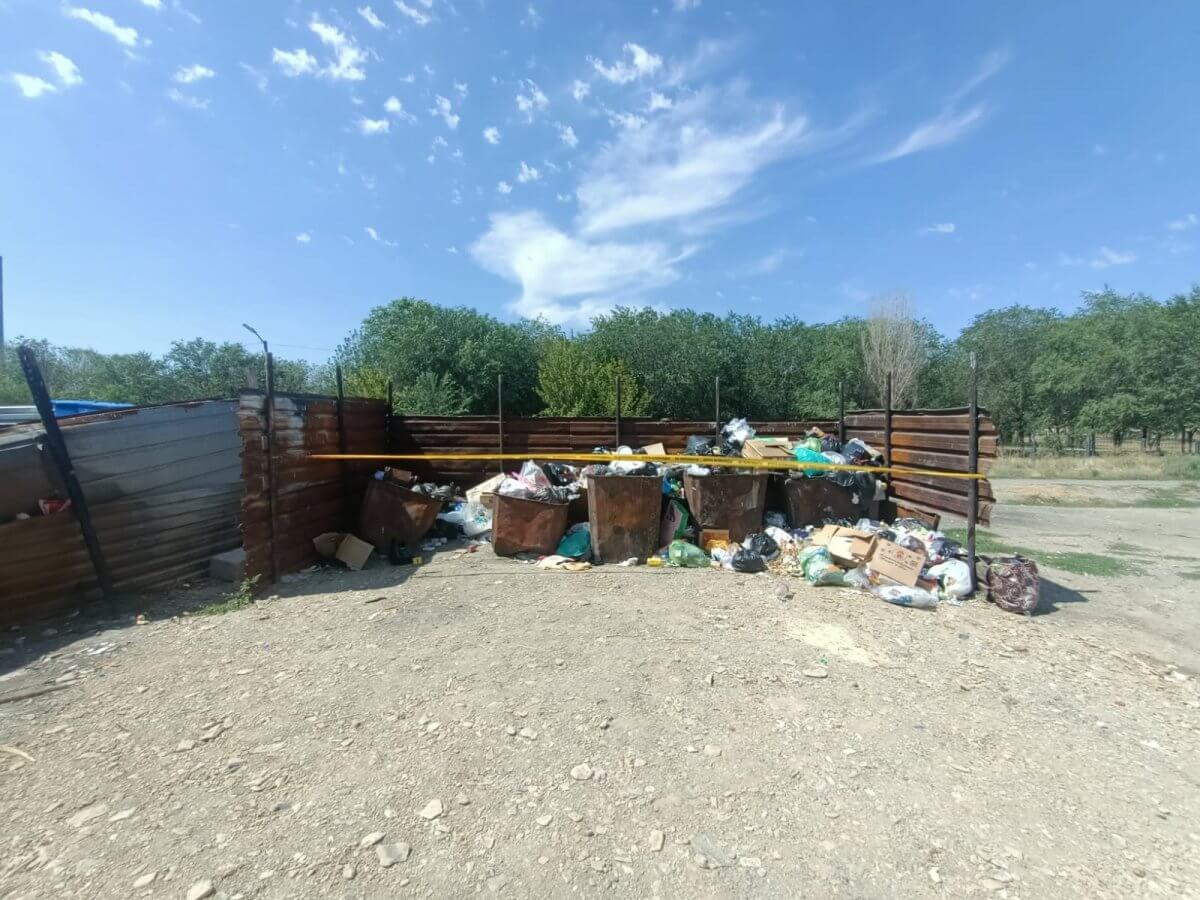 Младенца выбросили в мусорку в Жамбылской области: мать ребенка найдена