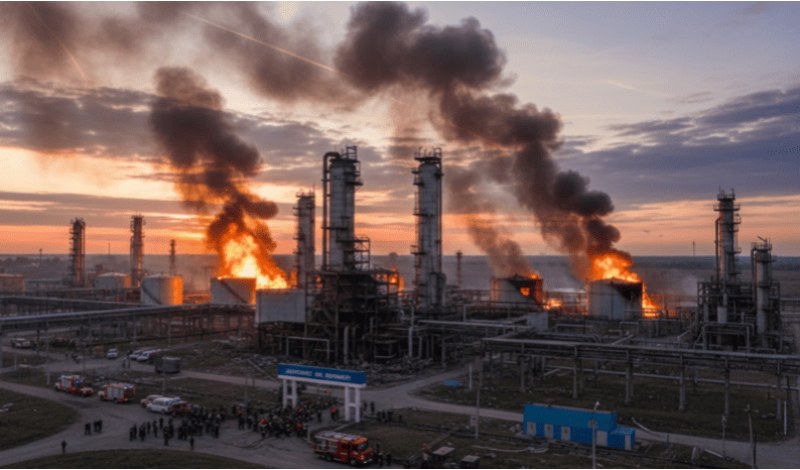 Один из крупнейших НПЗ России остановился после атаки БПЛА