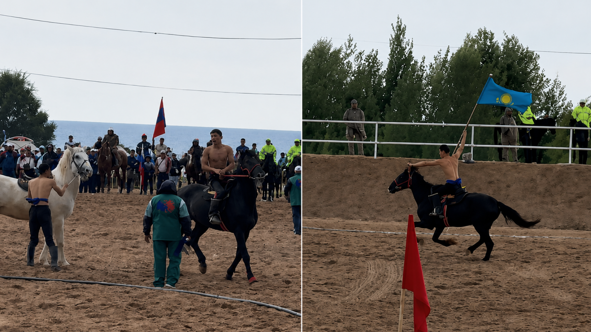 Казахстан взял два золота в один день на Всемирных играх кочевников