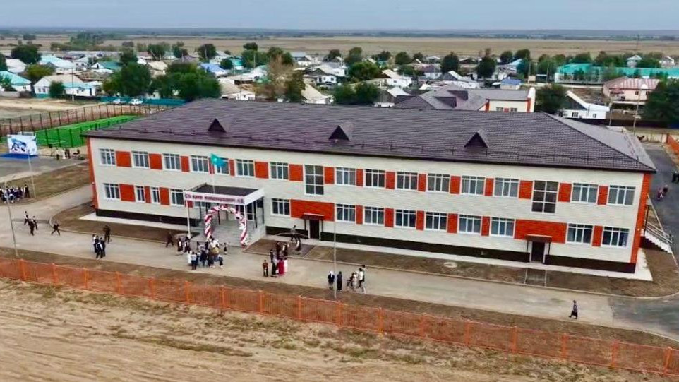 Новую школу на 100 мест открыли в селе Актюбинской области