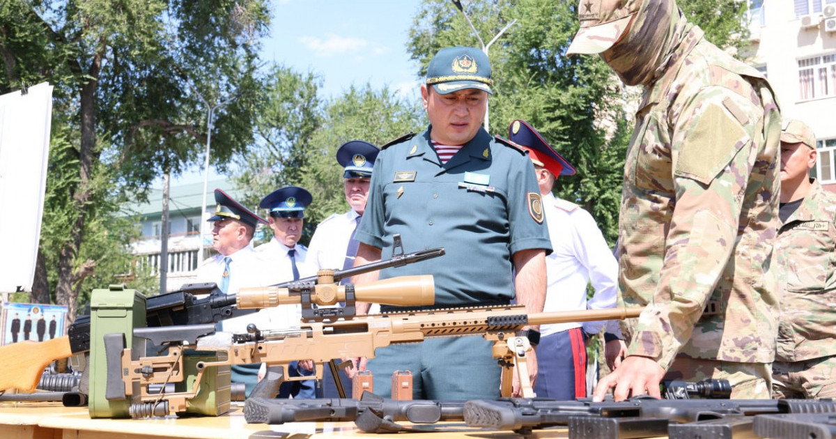  Ұлттық ұланның Бас қолбасшысы Жетісудағы әскери бөлімді тексерді 