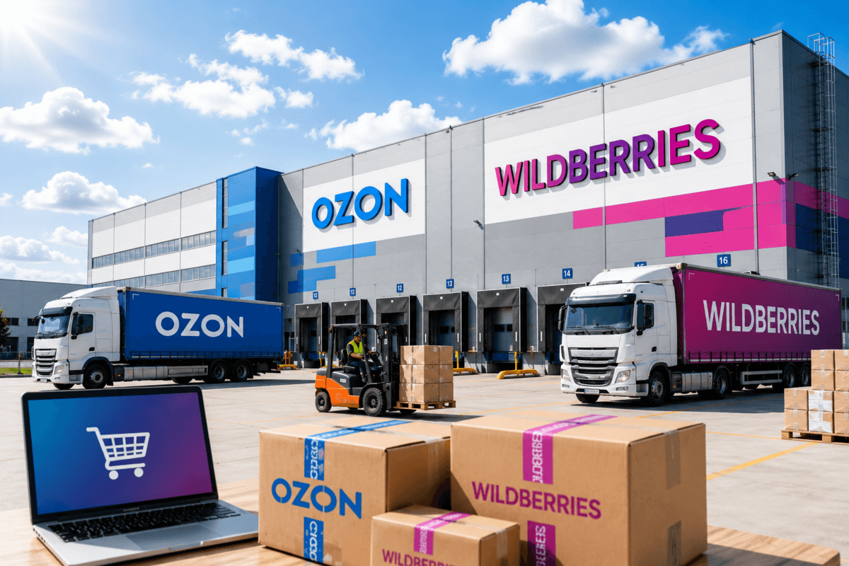 Ozon предложил продавцам хранить товары в Казахстане после атак на склады в России