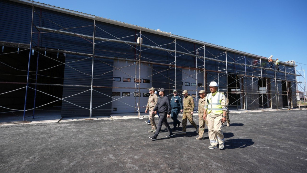 Қосшыда жаңа мамандандырылған өрт сөндіру бөлімі салынып жатыр