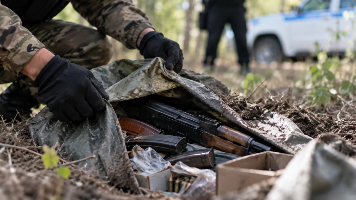 В Казахстане продолжают находить схроны с пропавшим оружием
