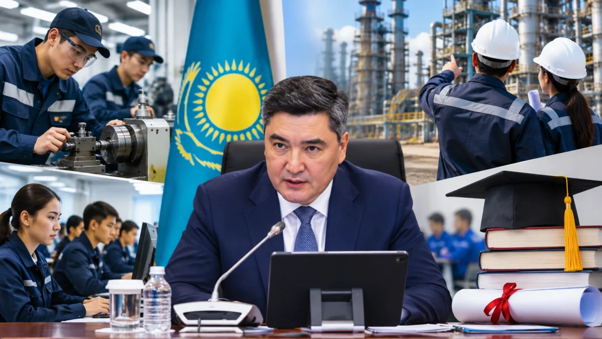 Диплом емес, нақты жұмыс орны: Қазақстанда кадр даярлау жүйесі өзгереді