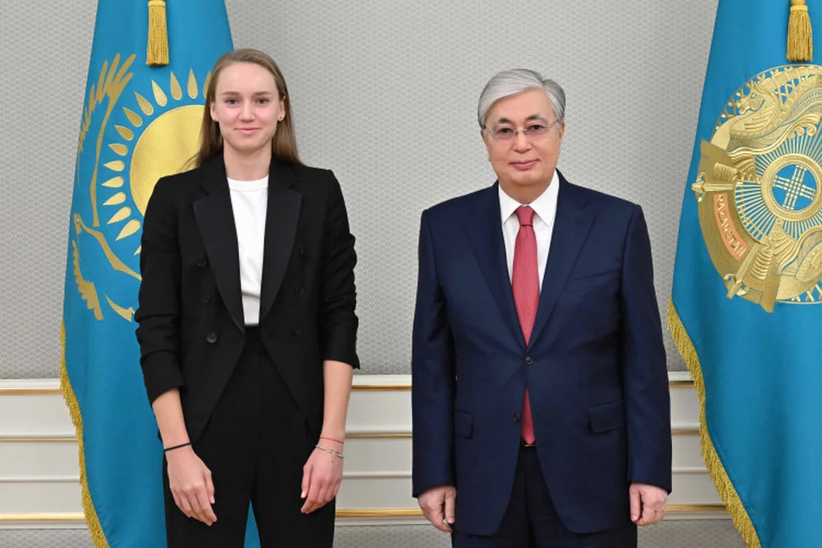 Президент Казахстана поздравил Елену Рыбакину с выходом на первое место рейтинга WTA