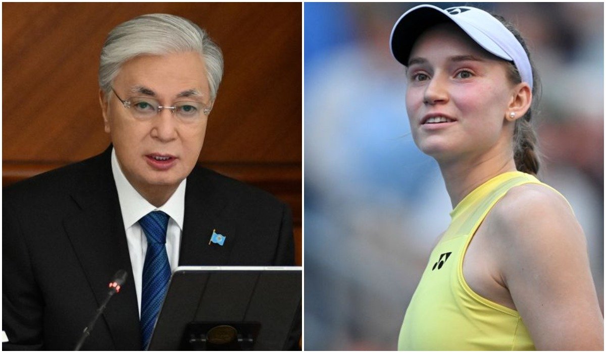 Токаев поздравил Рыбакину с первым местом в рейтинге WTA