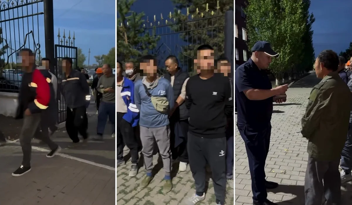 Ақмолада бір топ шетелдіктің былығы әшкере болды: полиция олардың қайдан келгенін анықтады (ВИДЕО)