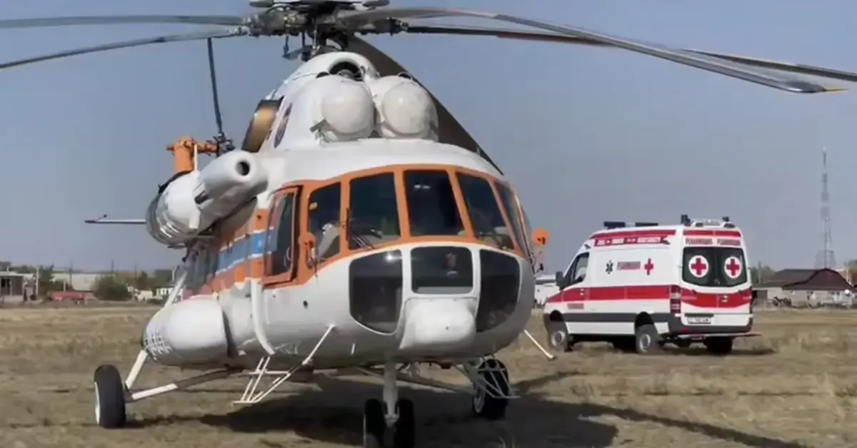 Ақмола облысында ТЖМ авиациясы 5 жасар баланы Көкшетауға шұғыл жеткізді