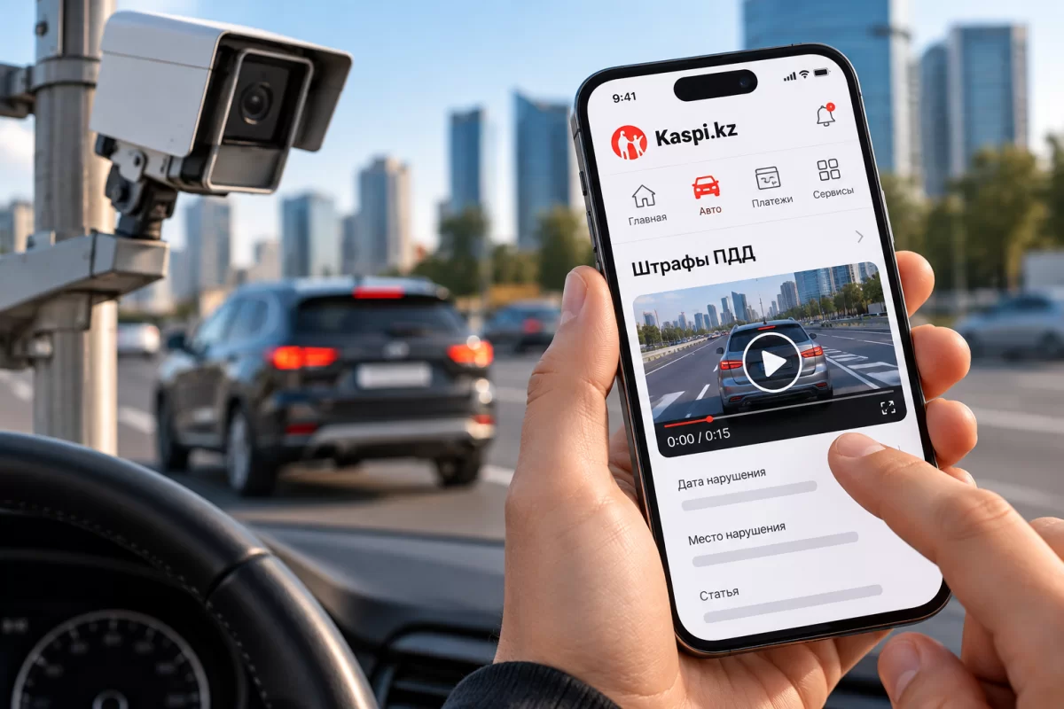 В Kaspi.kz появилась новая функция для проверки штрафов