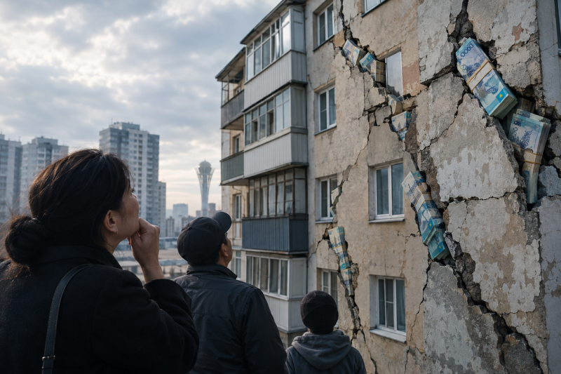 Дом с сюрпризом: сколько потенциально опасных многоэтажек стоит в Казахстане, и кто за них отвечает?