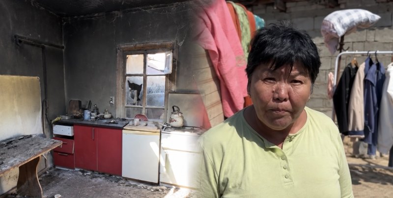 «Живем в палатке»: крупный пожар в Таразе оставил жителей без крыши над головой