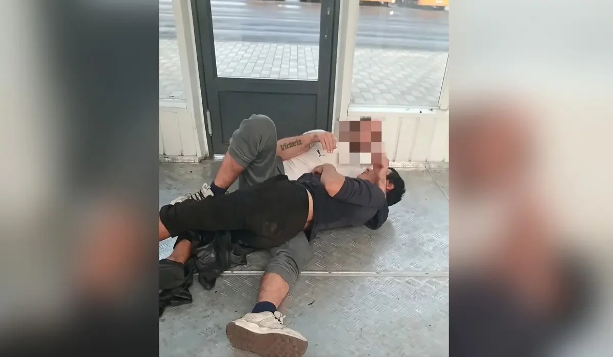 «Екі ер адам құшақтасып жатыр»: желіде тараған видеоға қатысты полиция мәлімдеме берді (ВИДЕО)