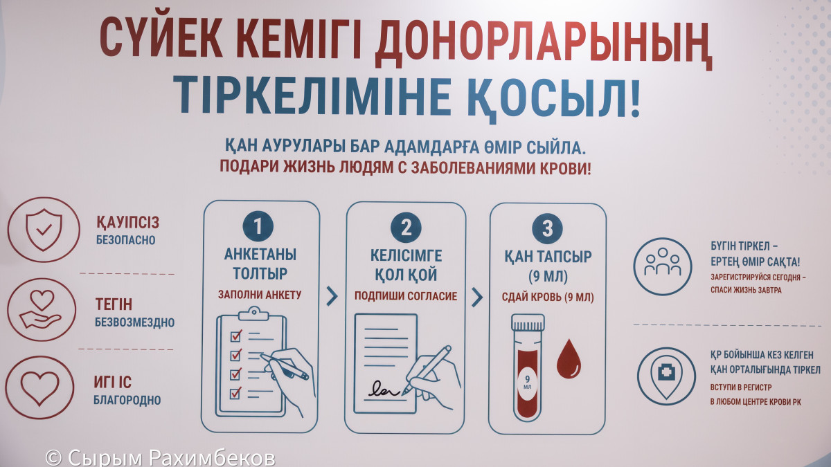 Өмір сыйлайтын жасушалар: Қазақстанда сүйек кемігі донорлығы қалай жұмыс істейді?